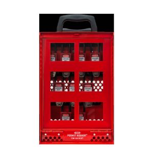 Caja LOTO 20 Candados Portatil/Montable . B810