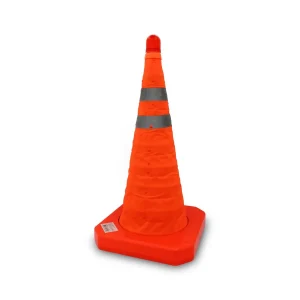 Cono retractil 55cm con punta LED