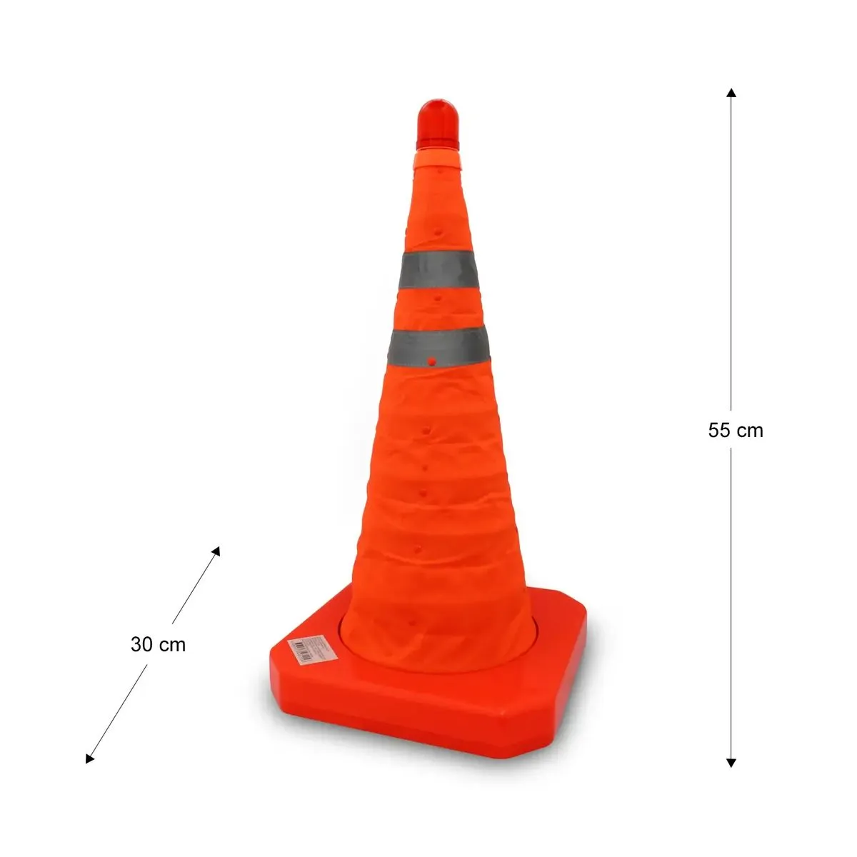 Cono retractil 55cm con punta LED - Imagen 3
