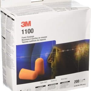 Tapones para oídos 3M de espuma caja 200 pares.