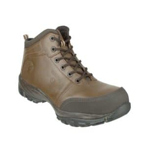 Botín Industrial Unisex Cuero Liso Dieléctrica